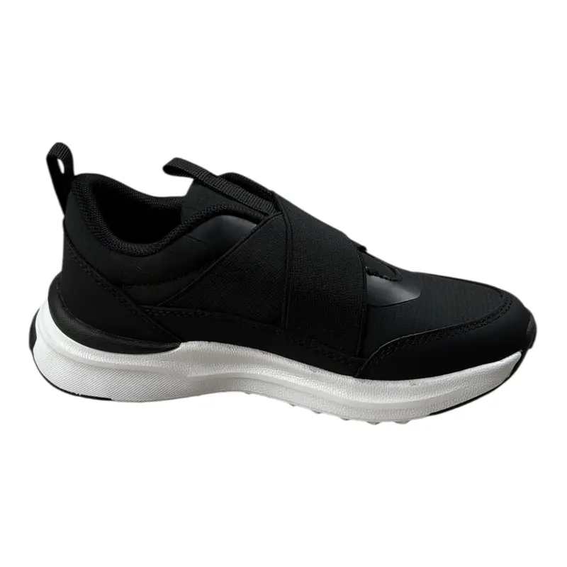Calvin Klein Sneakers tinta unita con Logo Nero per Bambina
