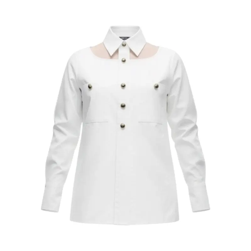 Camicetta donna a collo alto