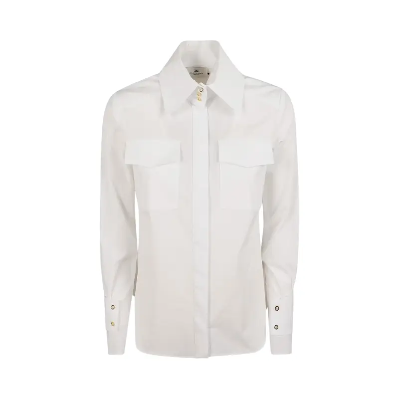 Camicia donna in cotone con tasche