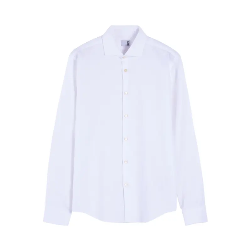 Camicia uomo armaturata con collo alla francese
