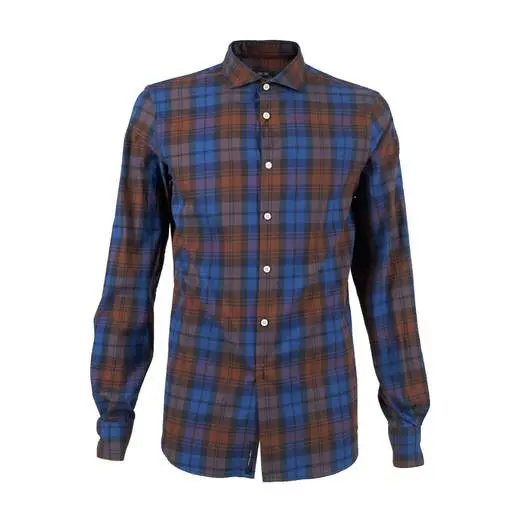Camicia Yes Zee Multicolore modello C809UB00-2001 collo francese piccolo manica lunga Yes  Zee C809UB00 MULTICOLORE