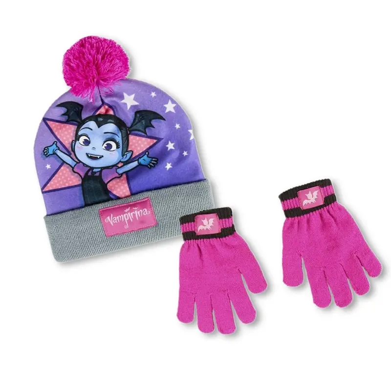 Cappello+Guanti Vampirina 3/10 Anni