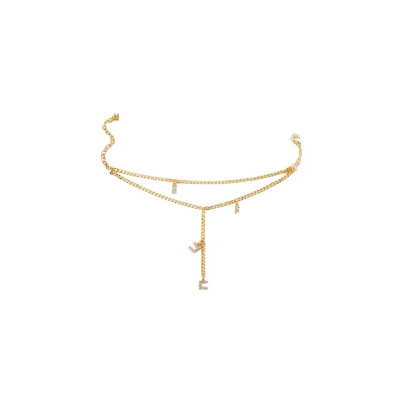 Cavigliera donna con charms