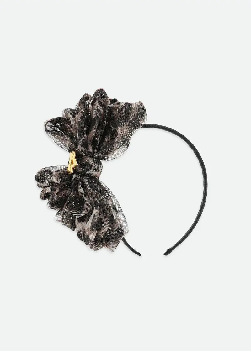 CERCHIETTO TULLE MACULATO