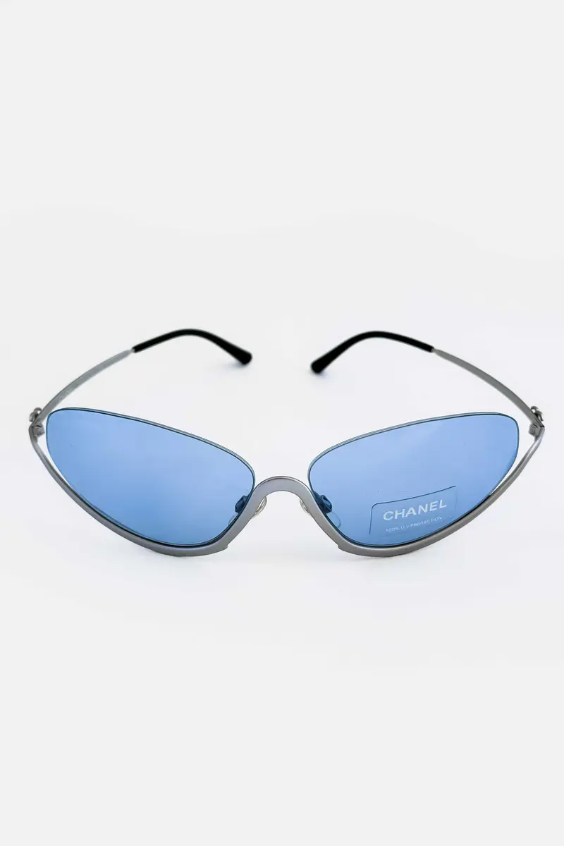 Chanel — Occhiali da Sole Light Blue Grey