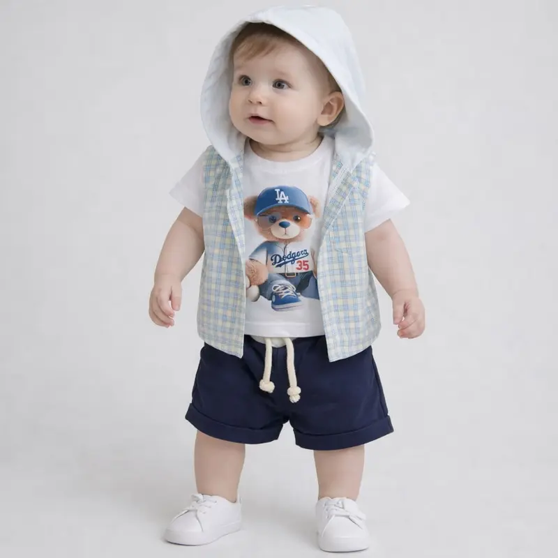 Completo 3 Pezzi Cotone enfant