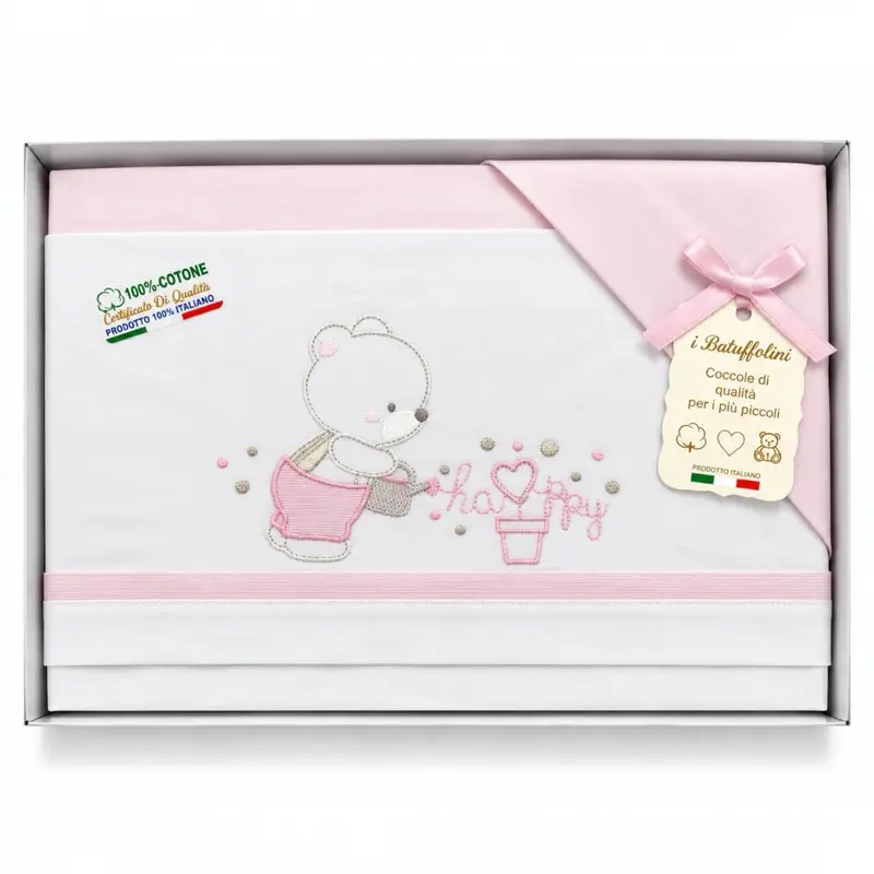 Completo Carrozzina Batuffolini 100% Cotone