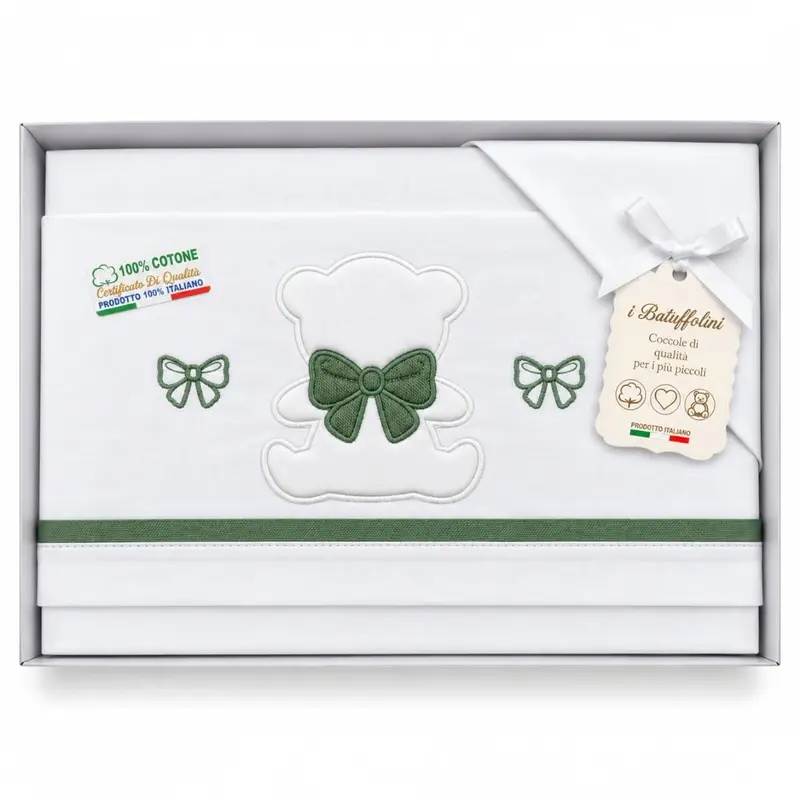 Completo Carrozzina Batuffolini 100% Cotone