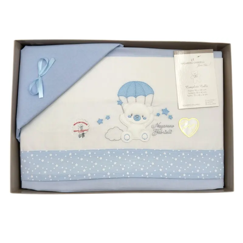Completo Culla/Lettino 100% Cotone