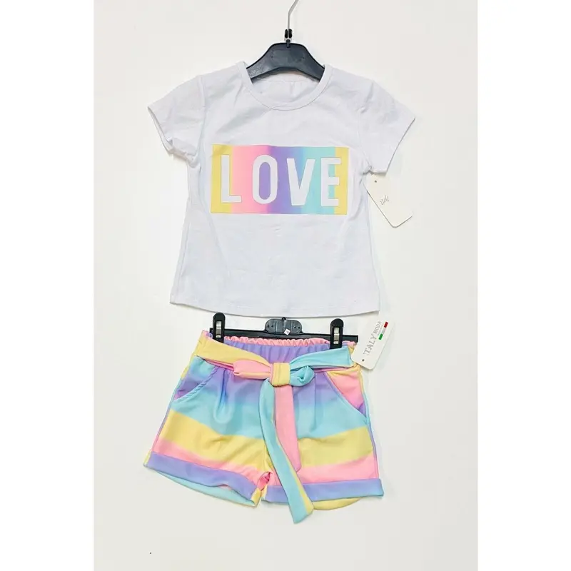 Completo Love Cotone Neonata