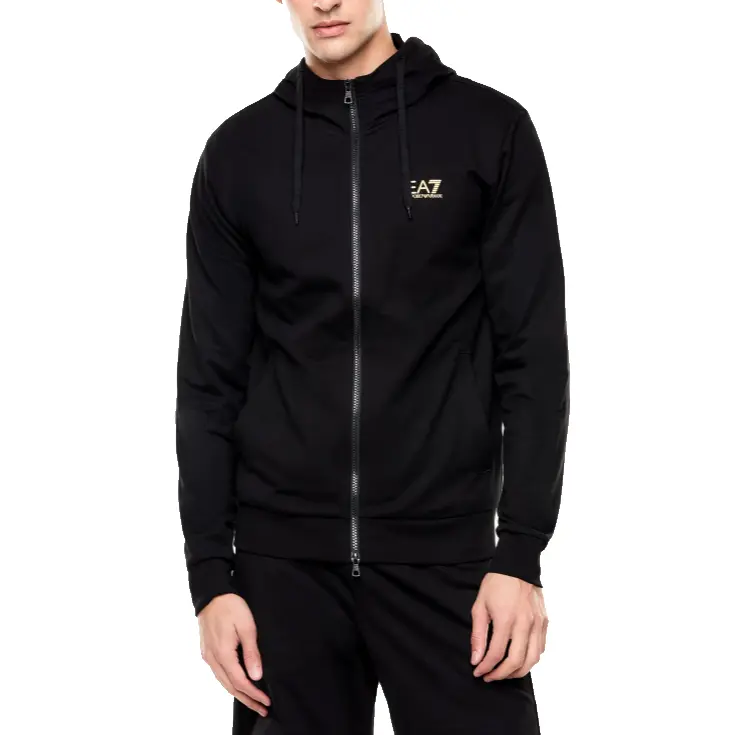 EA7 Core Identity FT Full ZIp Hoodie Uomo