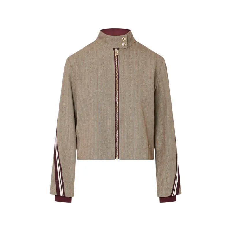 Giacca donna con tape bicolor