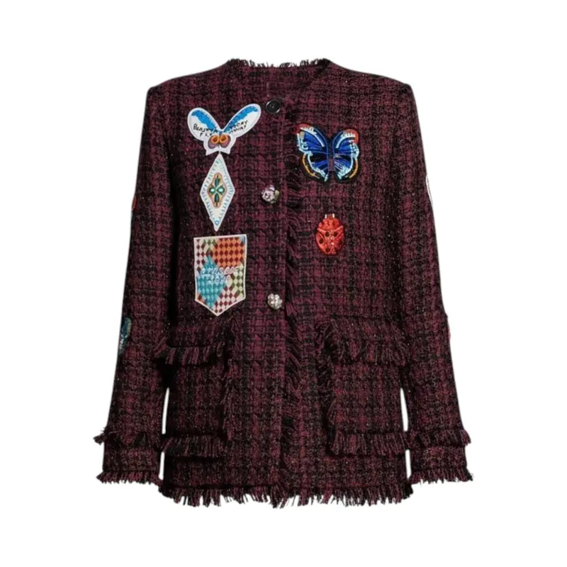 Giacca donna in boucle