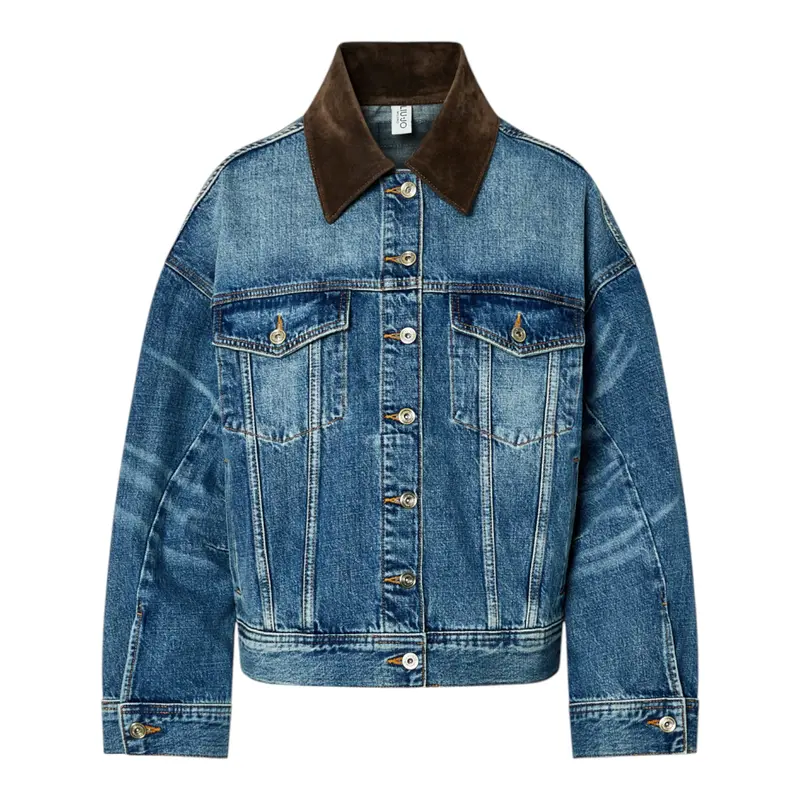 Giacca donna oversize in denim