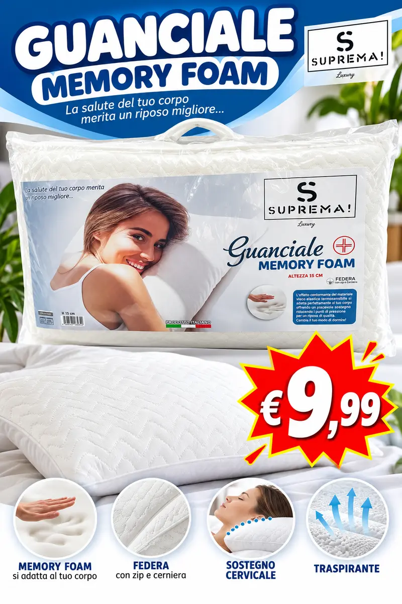 GUANCIALE IM MEMORY FOAM