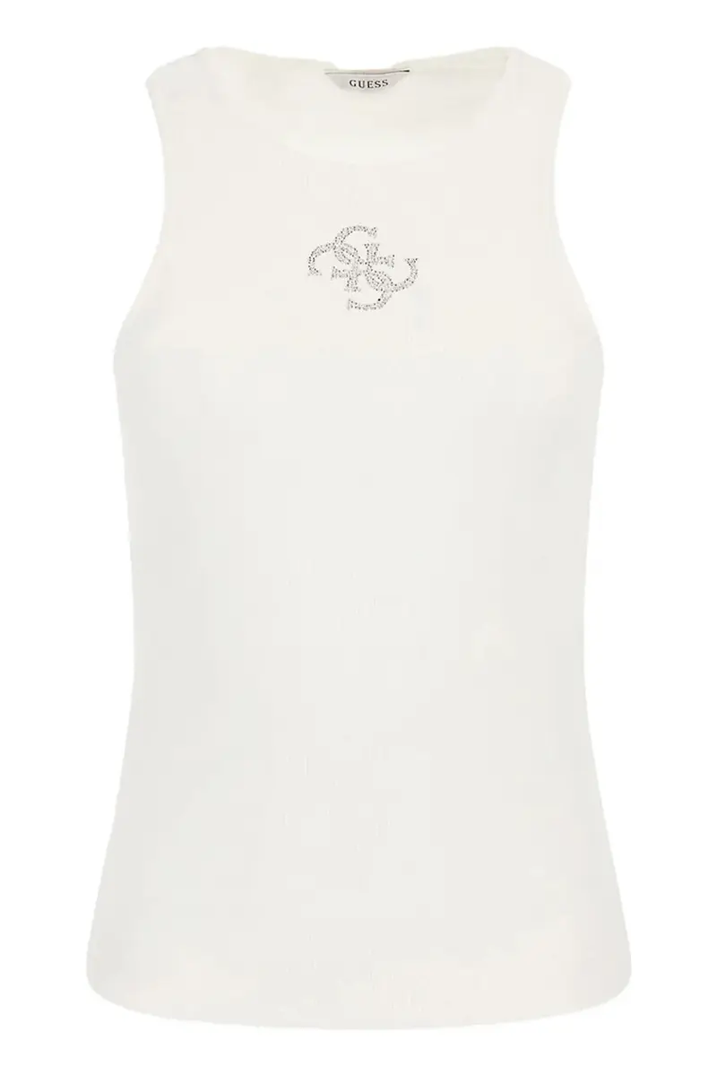 Guess Canotta Donna Guess W4RP43 KAZH2 white  Bianco