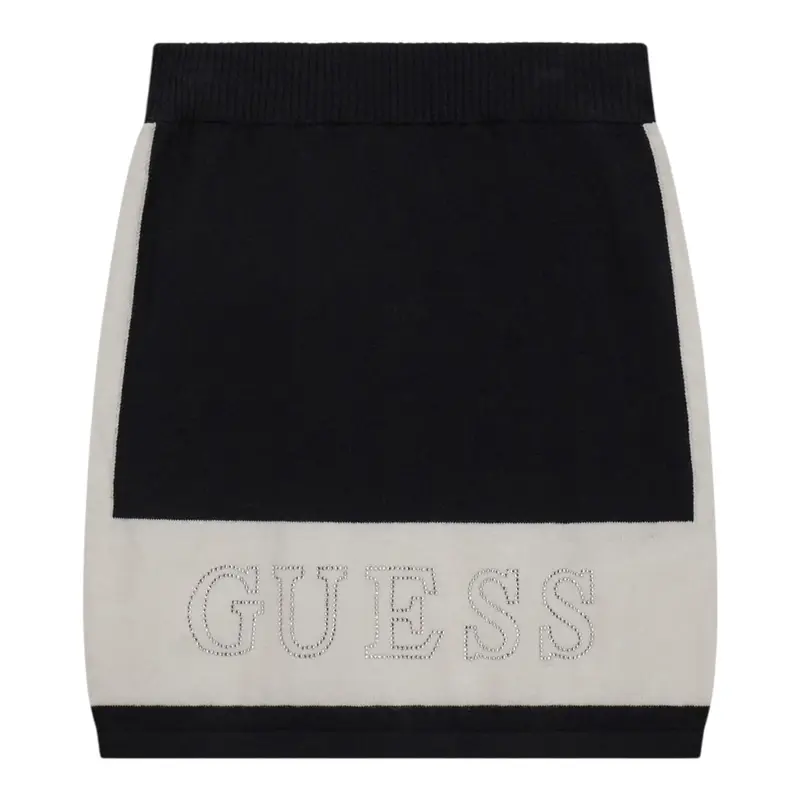 Guess Gonna Bicolore con Logo Nero per Bambina