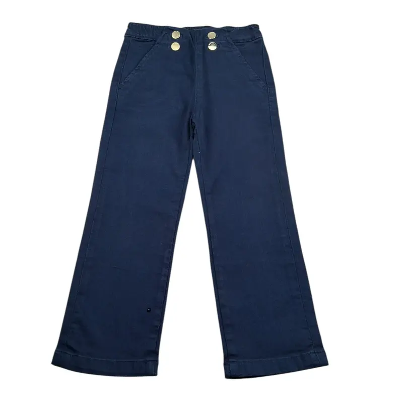 Guess Pantalone tinta unita con Elastico In Vita Blu per Bambina