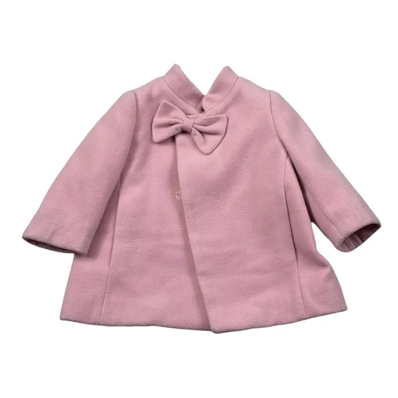 I Delfi Cappotto tinta unita Rosa per Neonata