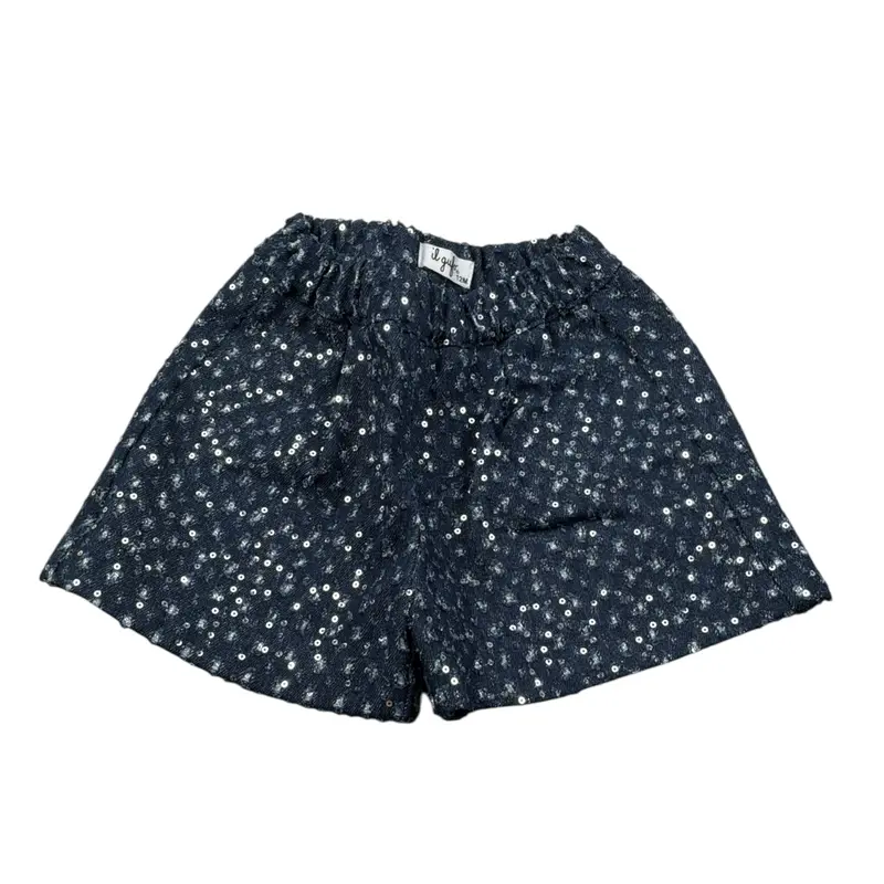 Il Gufo Completo 2 Pezzi Felpa-Short Blu per Bambina