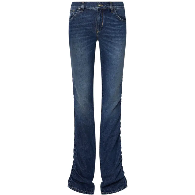 Jeans donna bootcut a vita bassa