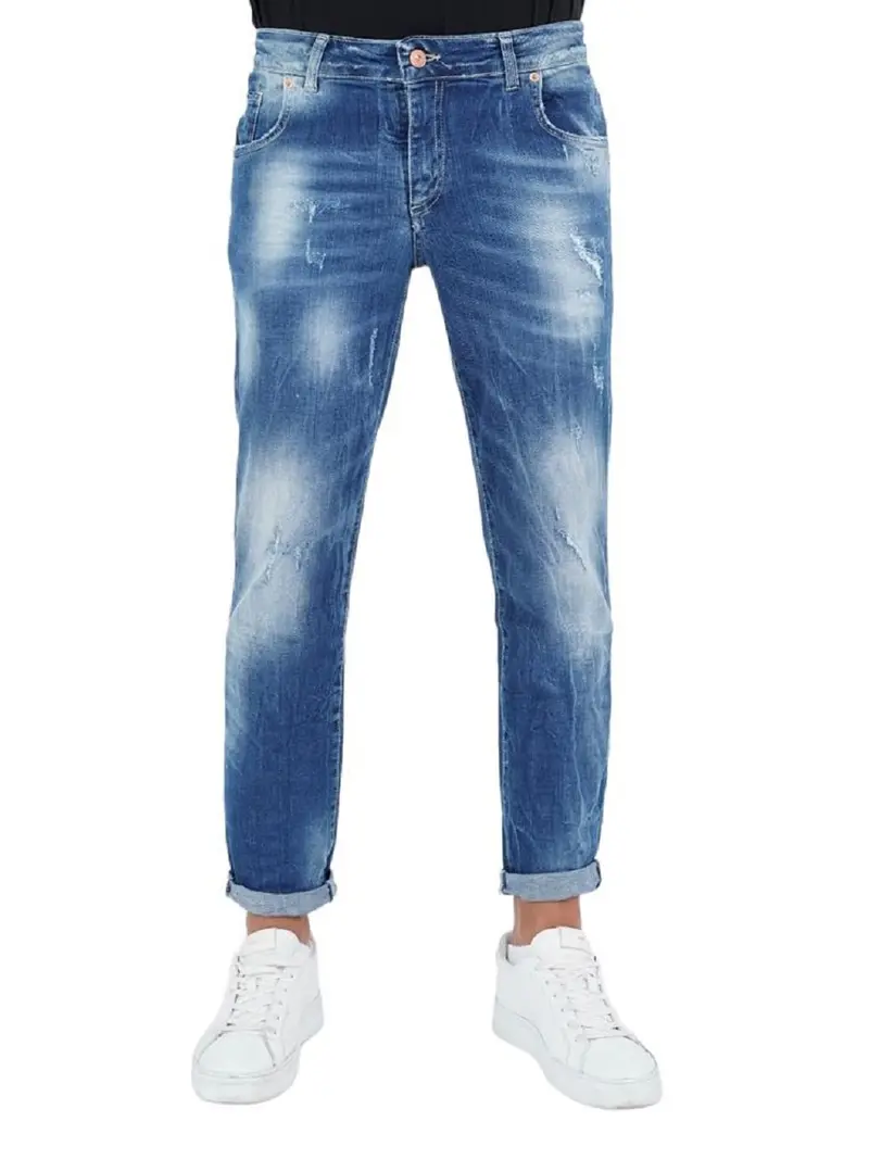 Jeans Klixs modello 01154IC con rotture Klixs 01154IC BLU