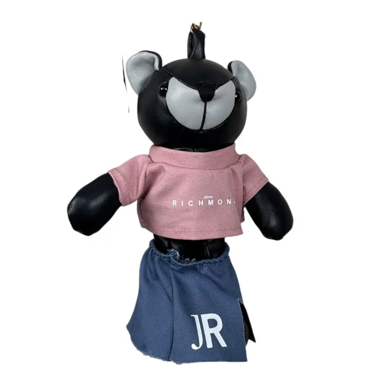 John Richmond Portachiave A Forma Di Orso Nero per Bambina