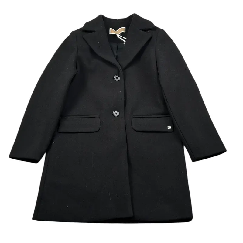 Kocca Cappotto tinta unita Nero per Bambina