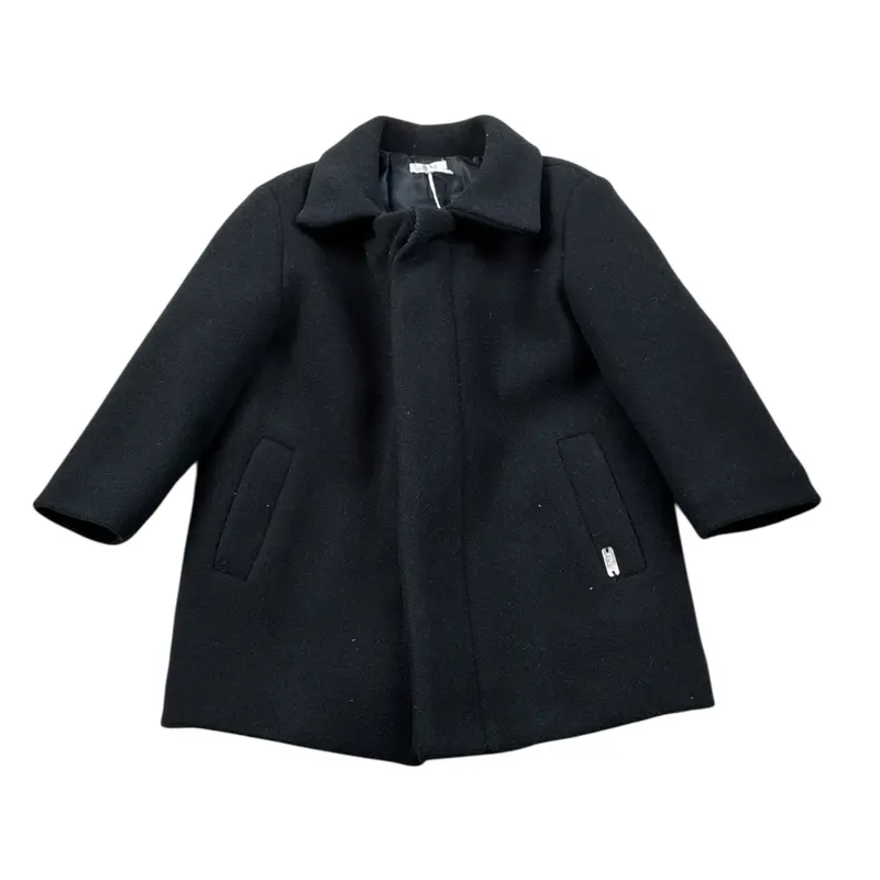 Le Bebe Cappotto tinta unita Blu per Neonato