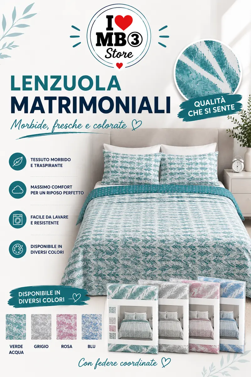 LENZUOLA MATRIMONIALI