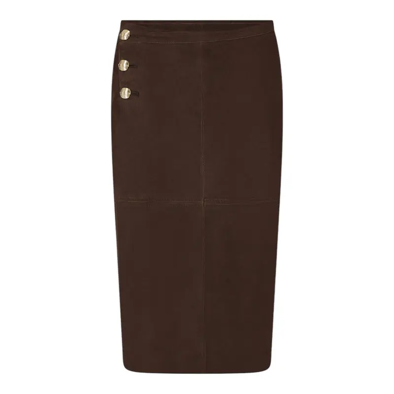 Longuette donna in camoscio