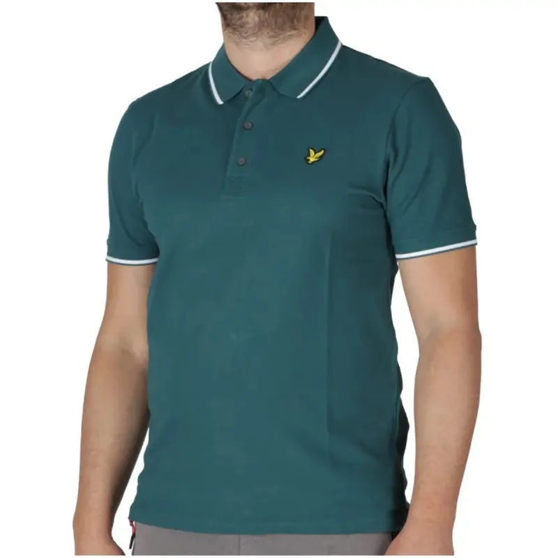 Lyle & Scott Polo Uomo Lyle & Scott SP1524VOG green  Verde
