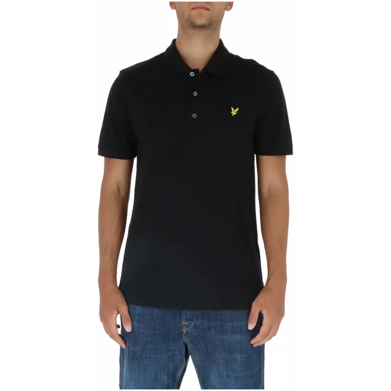 Lyle & Scott Polo Uomo Lyle & Scott SP400VOG black  Nero