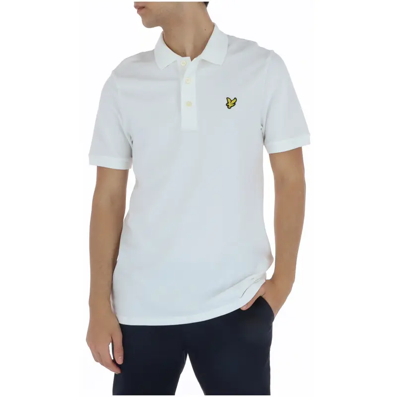 Lyle & Scott Polo Uomo Lyle & Scott SP400VOG white  Bianco