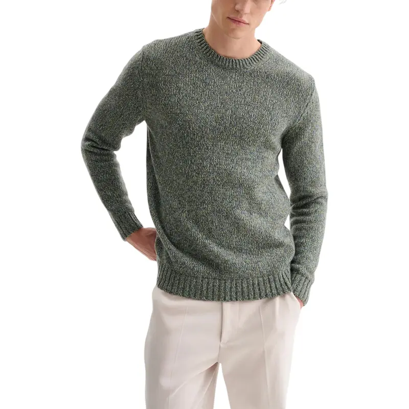 Maglia uomo girocollo moulinè
