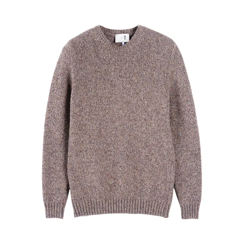Maglia uomo girocollo moulinè