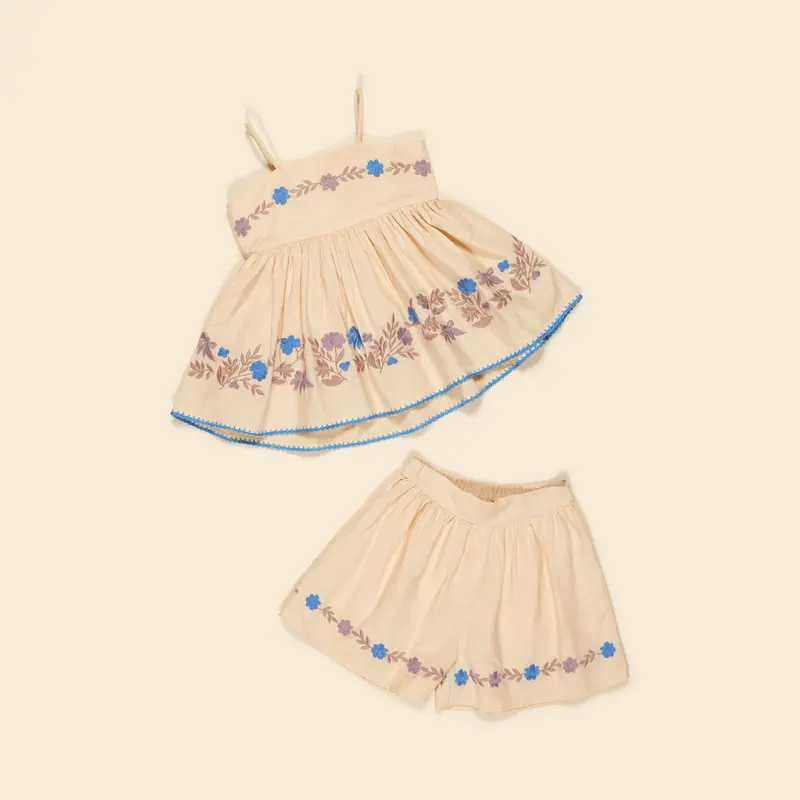 MAGRIT SHORT SET - MILK