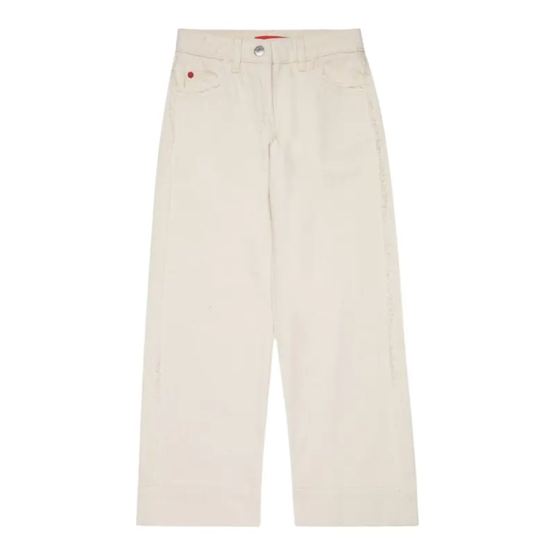 Max&Co. Pantalone tinta unita Panna per Bambina