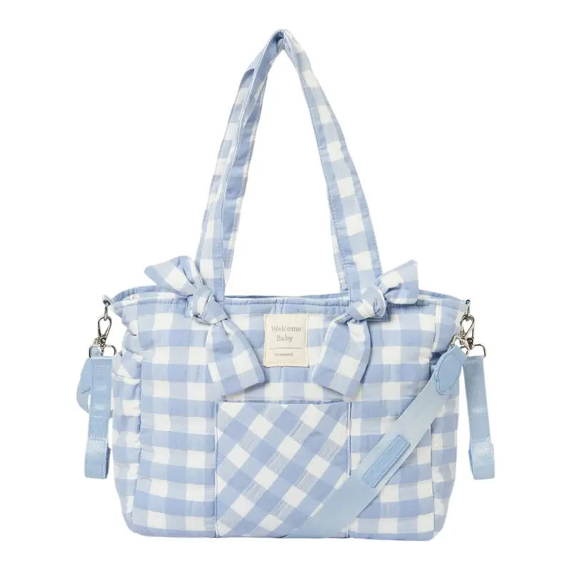 Mayoral Borsa con Borsello Bicolore Bianco/Azzurro per Neonato