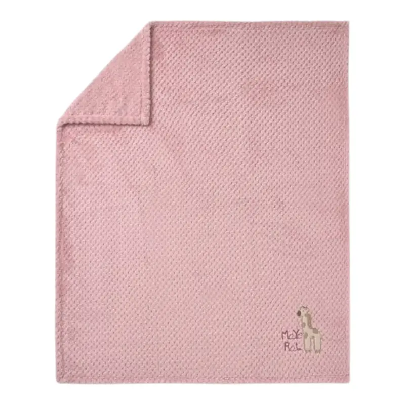 Mayoral Coperta tinta unita con Stampa Rosa per Neonata