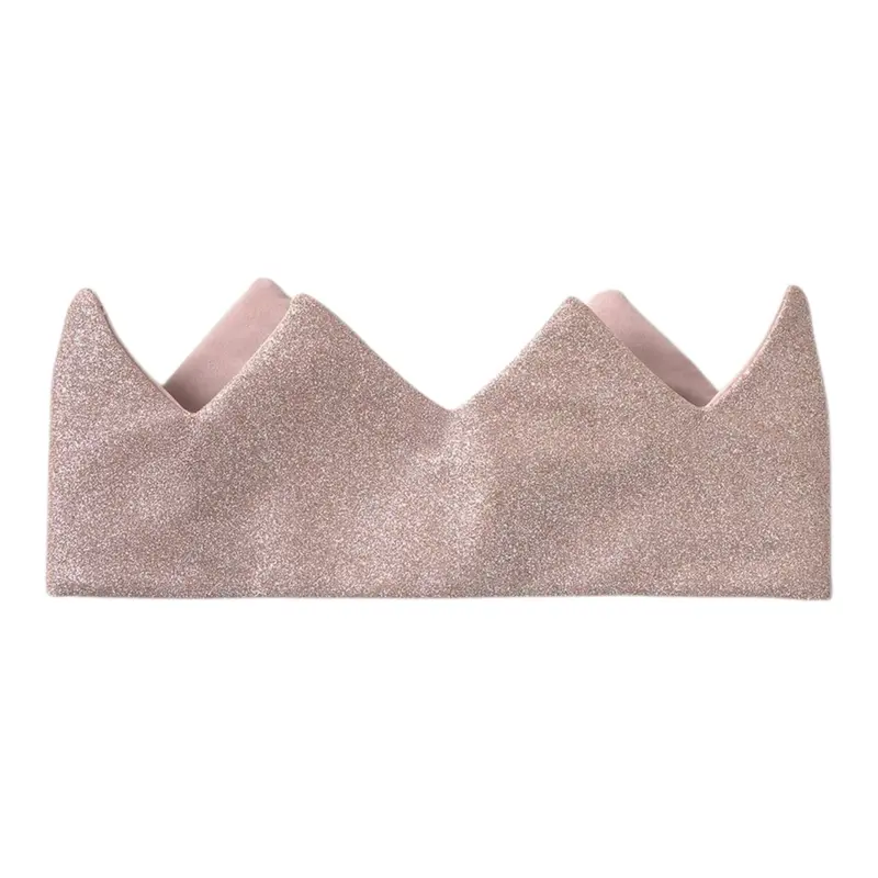 Mayoral Fascia Capelli Glitterata Forma Corona Rosa per Bambina