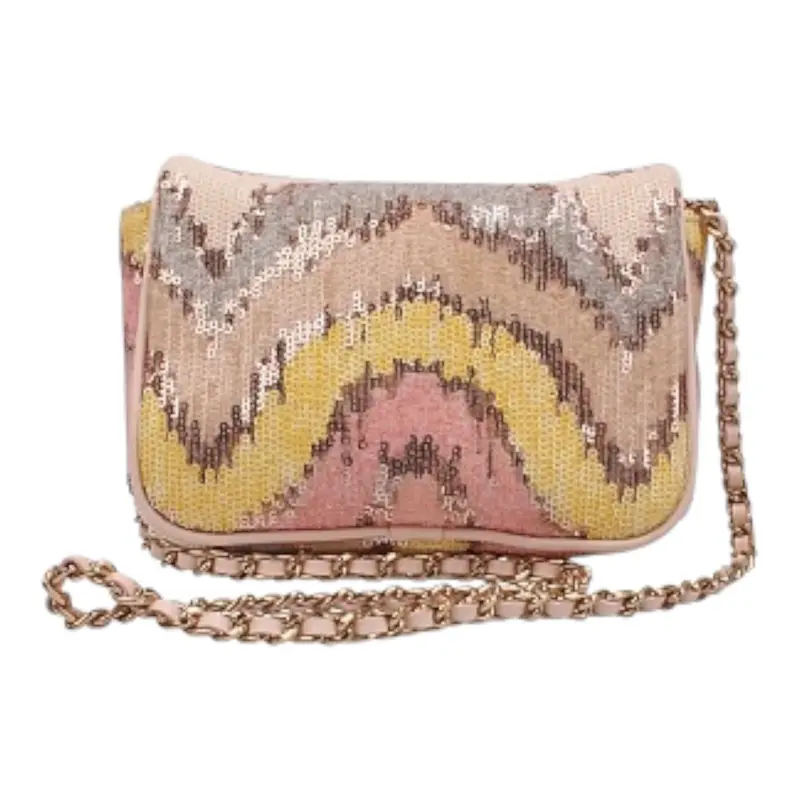 Missoni Borsa Multicolor con Paillettes Multicolor per Bambina