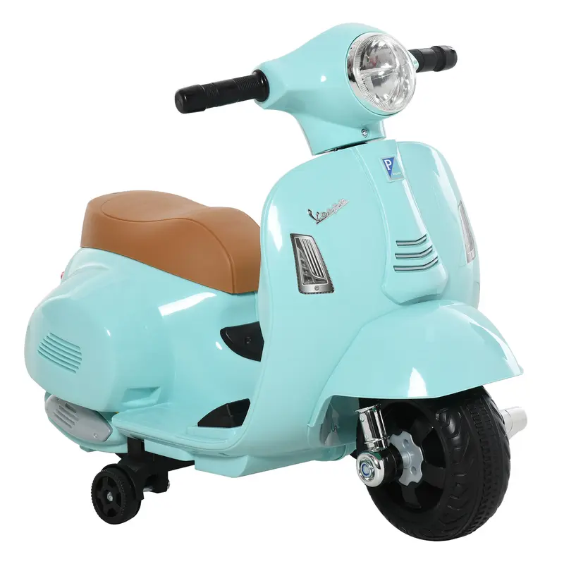 Moto Elettrica Vespa per Bambini 18-36 Mesi Verde
