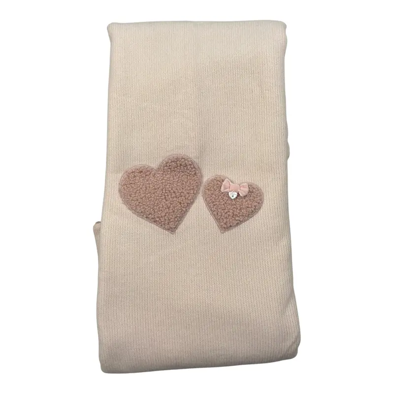 Ninnaoh Coperta tinta unita con Pelliccia Rosa per Neonata