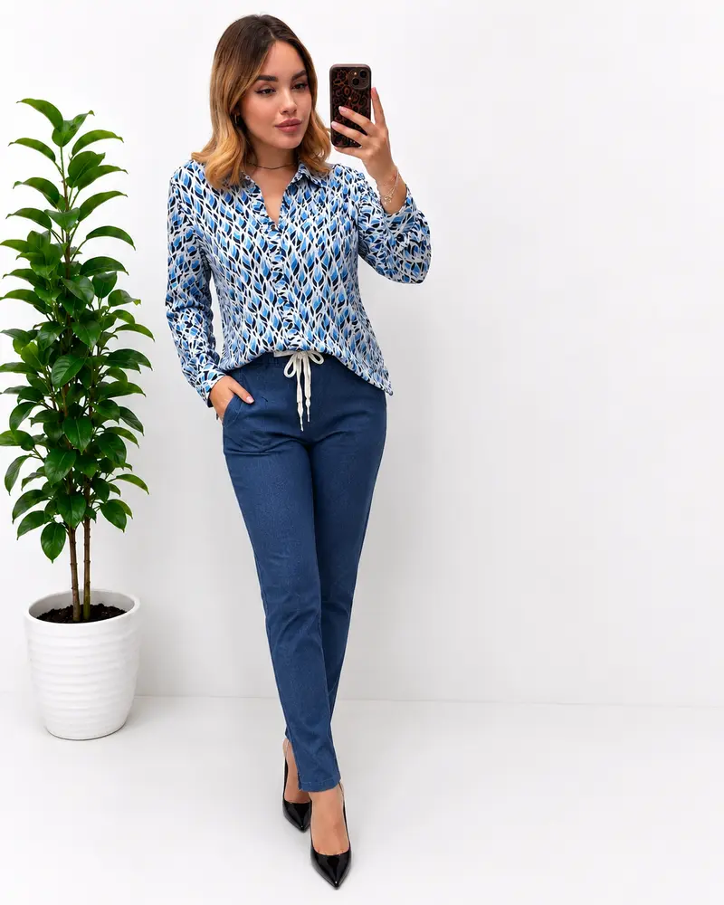 PANTALACCIO FINTO DENIM