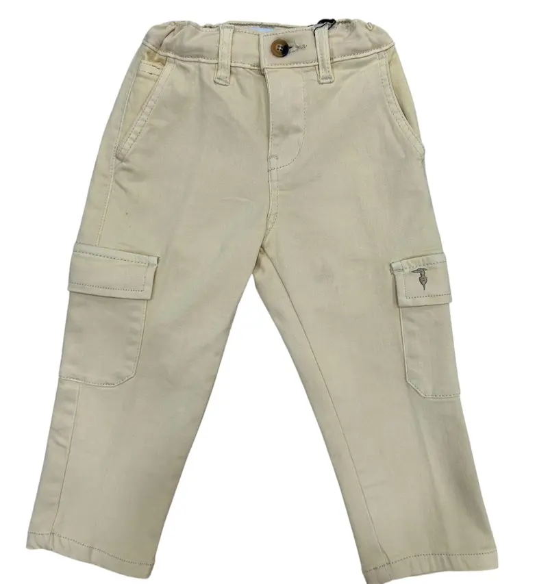 PANTALONE CARGO IN DRILL