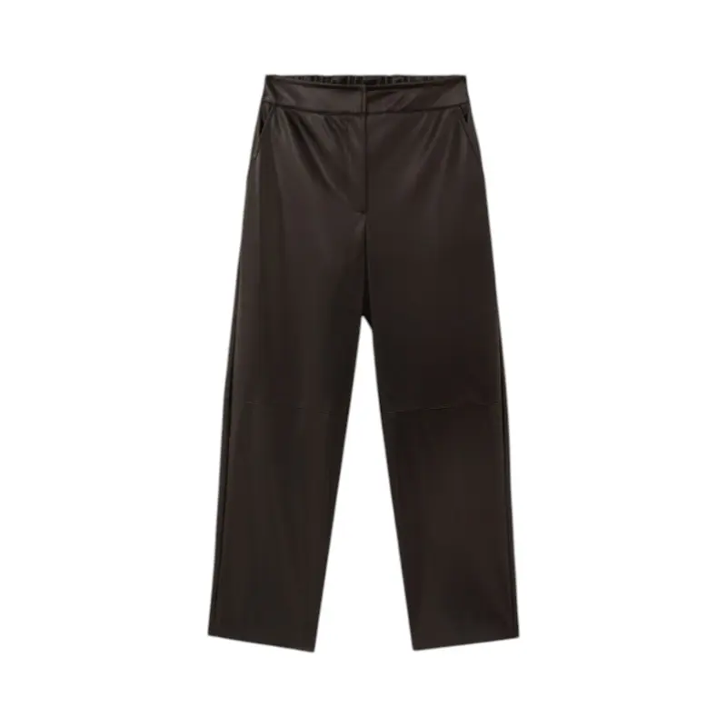 Pantalone donna in ecopelle