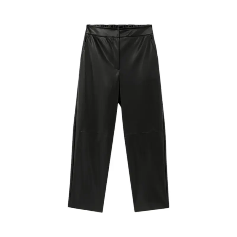 Pantalone donna in ecopelle