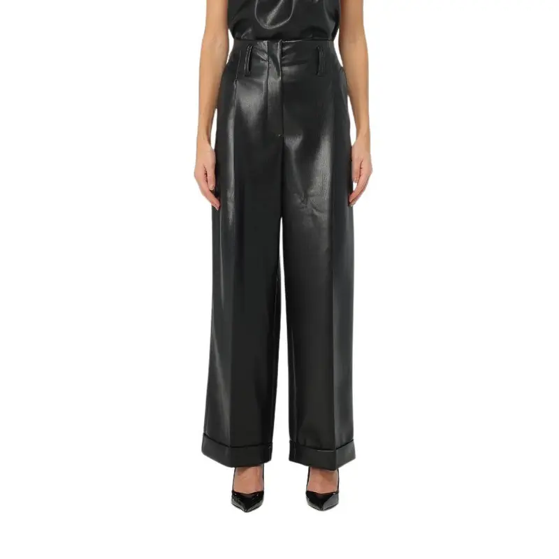 Pantalone donna in ecopelle