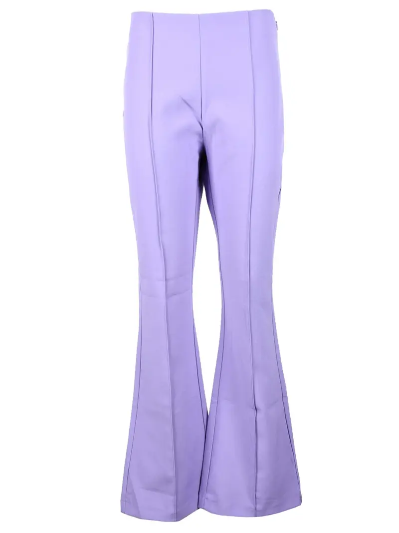 Pantalone Only con gambe svasate, vita elasticizzata e cerniera laterale nascosta Only 15279182
